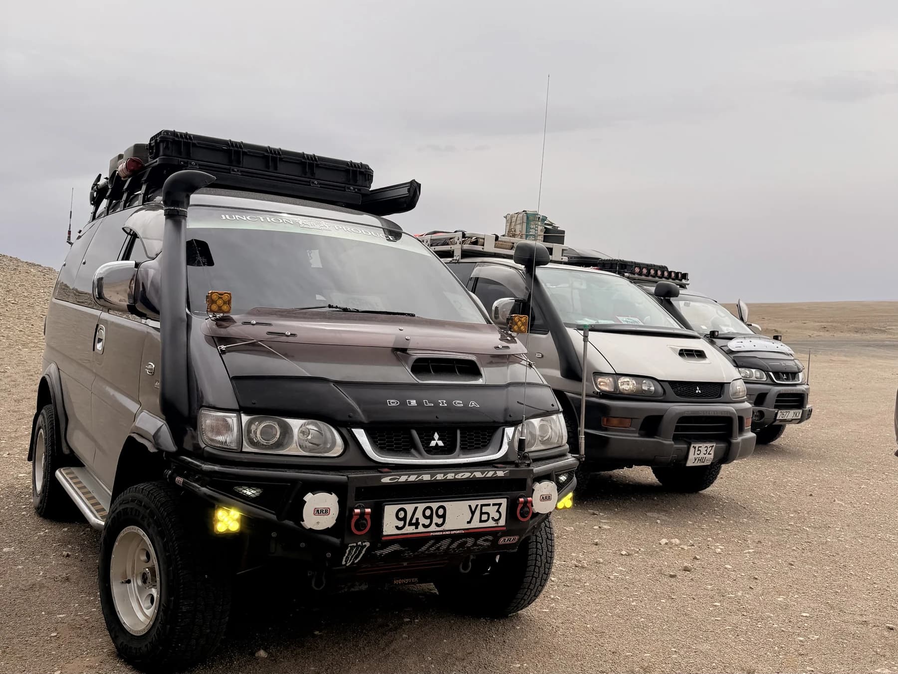 Travel vehicles on a countryside road